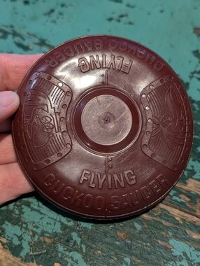 Vintage Flying Cuckoo Saucer General Mills Cocoa Puffs Cereal Premium 3.75”